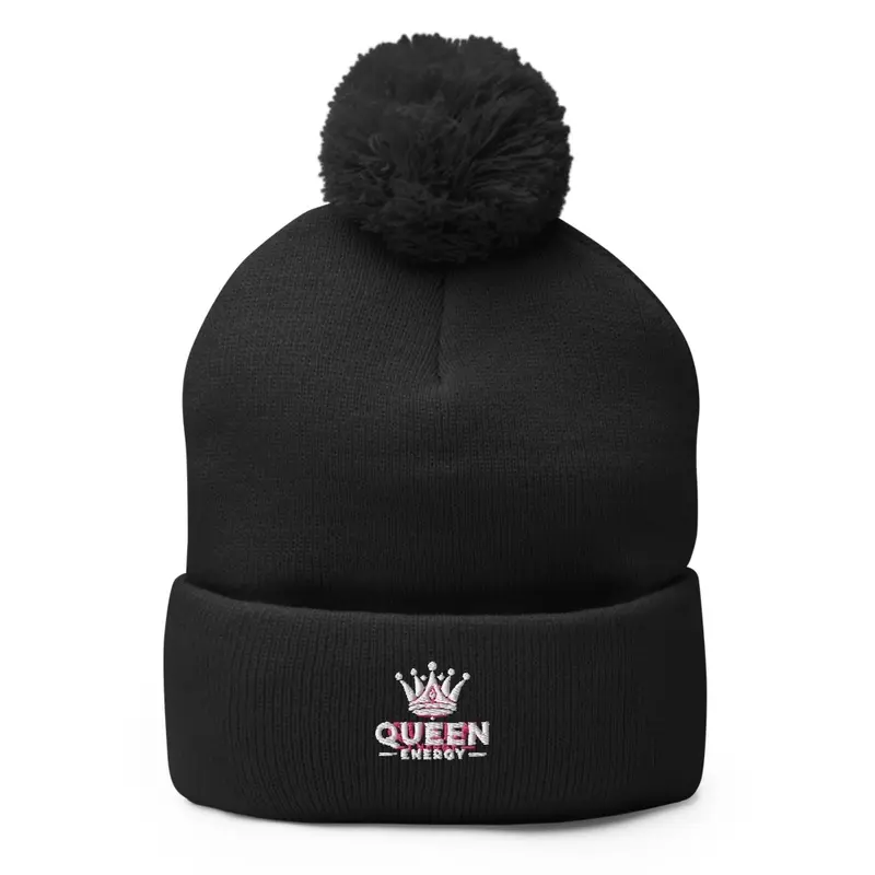 Queen Energy Pom Pom Knit Cap